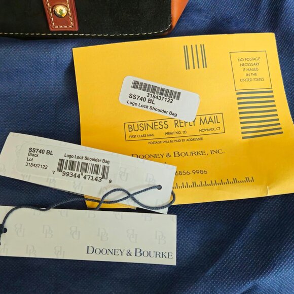 Dooney & Bourke Logo Lock Shoulder Bag - Picture 12 of 12